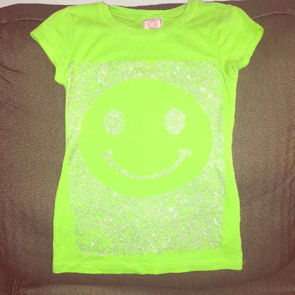 Beautees lime green tee